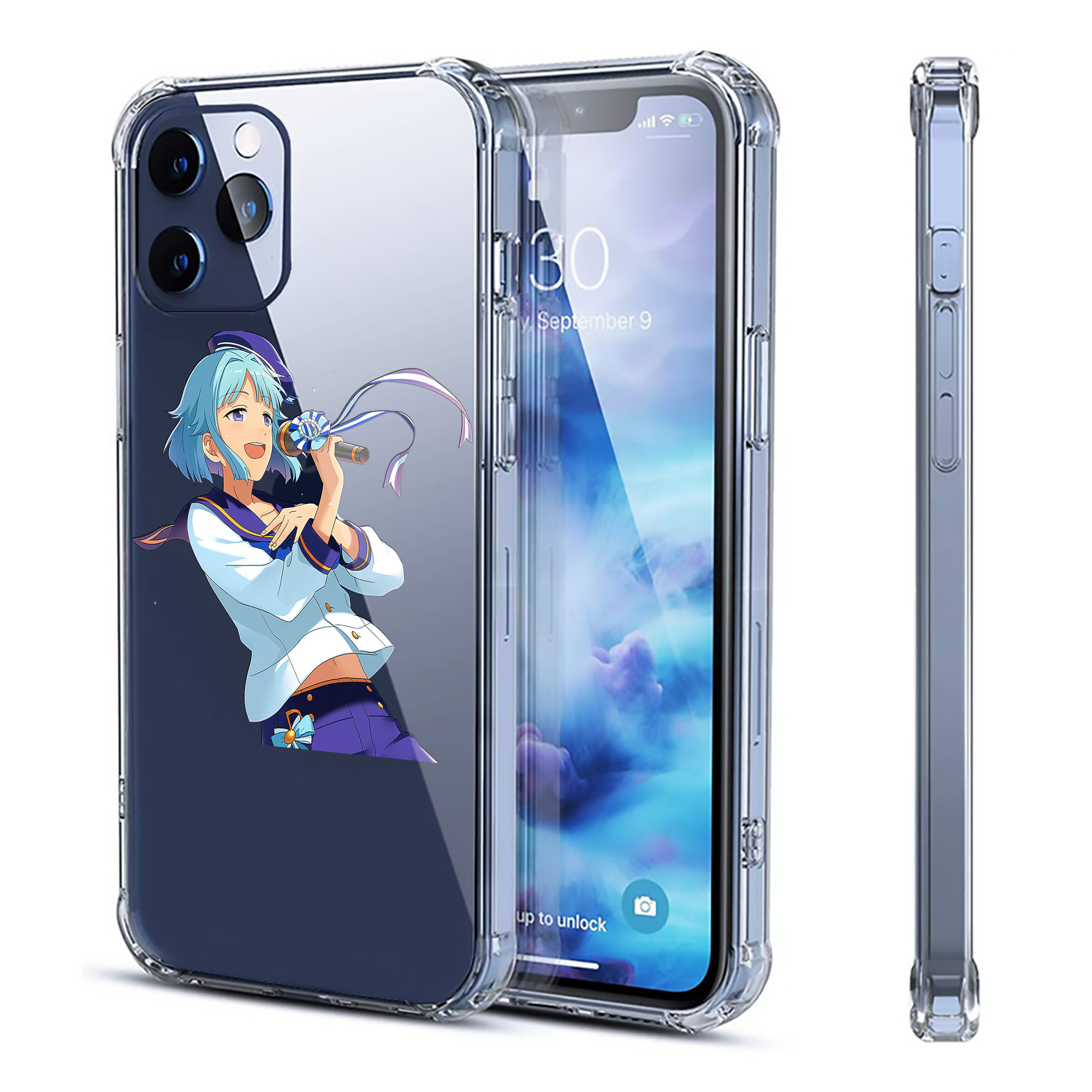 （画像用） あんさんぶるスターズ! Ensemble Stars 【iPhone 12シリーズ対応】透明スマホケース（クリアソフトケース）